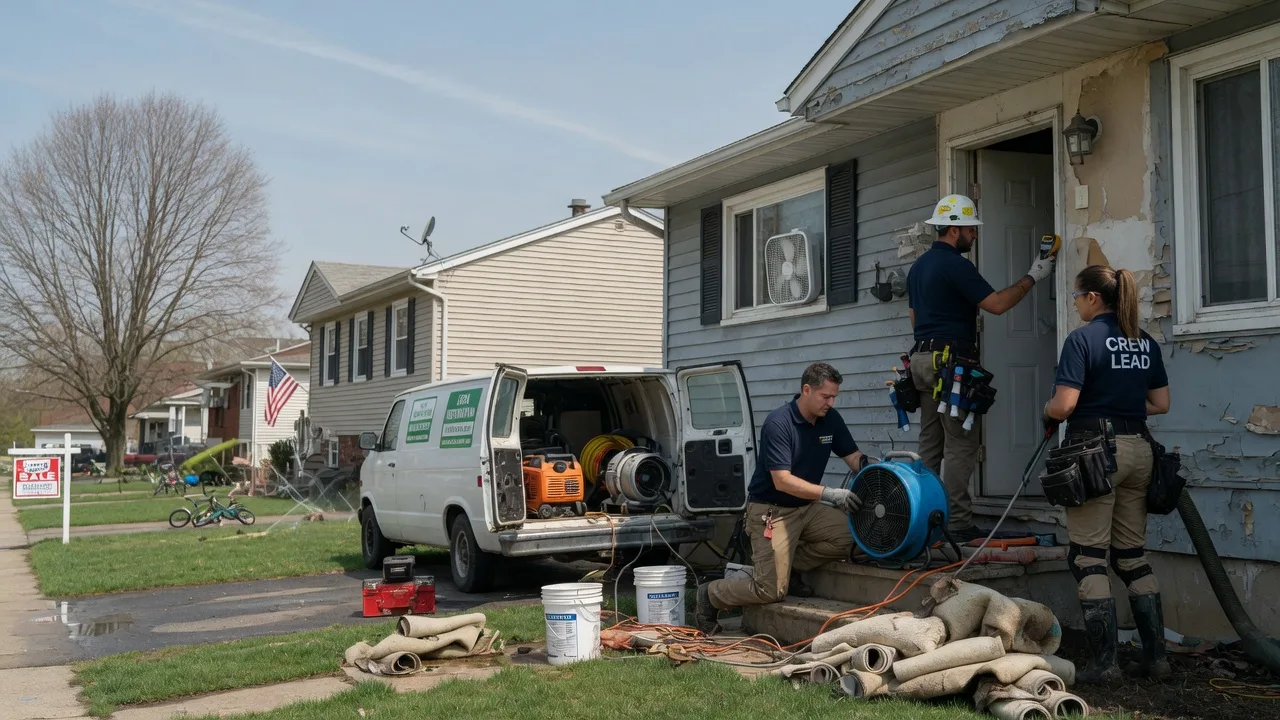 Flood Cleanup in Jonesville, MI near me